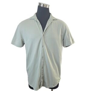 BYLT Premium Basics Men's XL Button Down Short‎ Sleeve Shirt Casual
